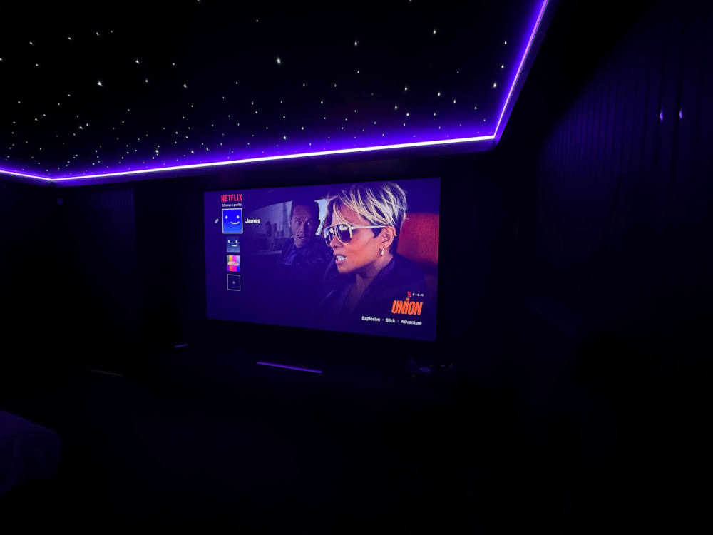 Bespoke home cinema room Shoreham West Sussex