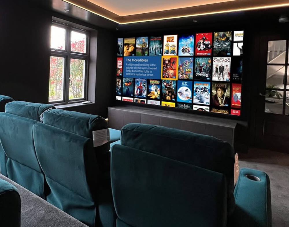 Home cinema installation West Sussex