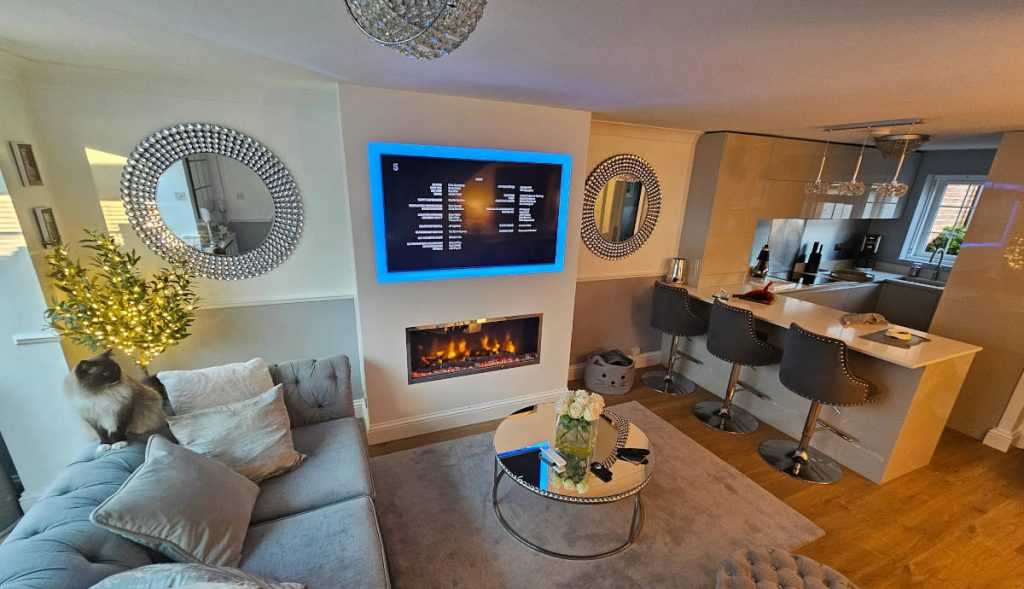 Media wall installation Sussex